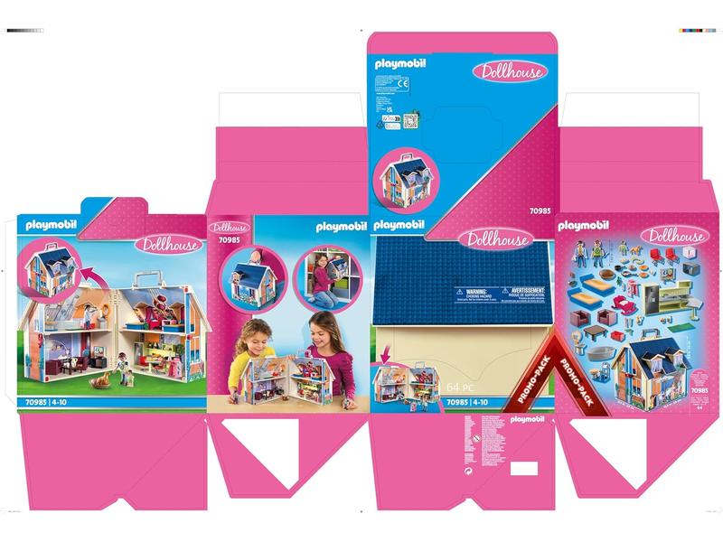 Playmobil 70985 Dollhouse Casa Muñecas 4+ Maletín