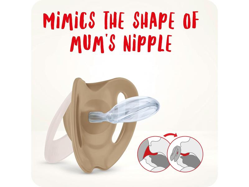 Chupetes de silicona NUK Star Baby 0-2 M