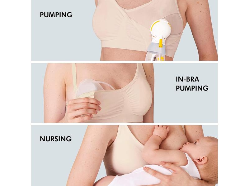 Sujetador de lactancia y extracción 3 en 1 Medela  t: S,XL
