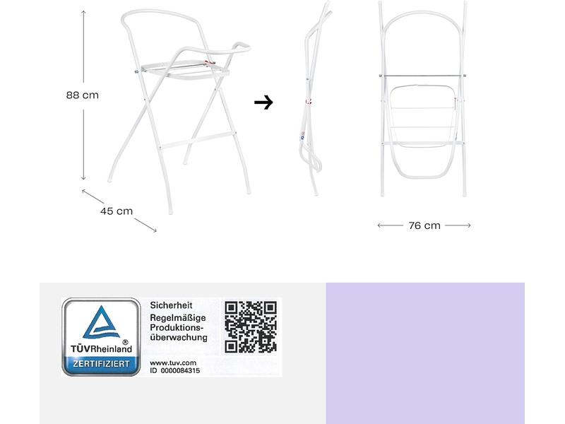 Bastidor para bañera de bebé de 84cm - Compatible