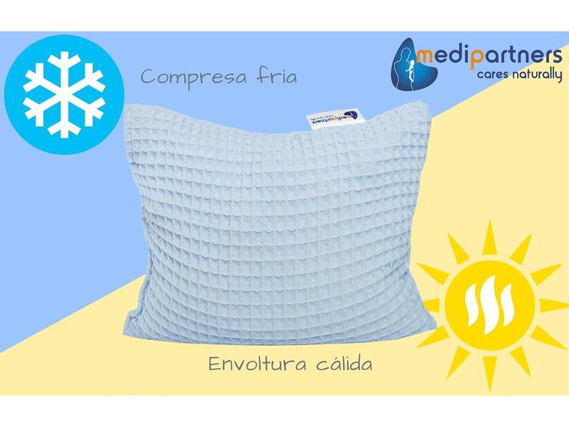 Almohada de hueso de cereza  térmico osito