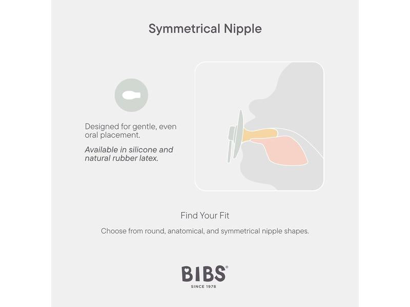 chupete Latex sin BPA, Tetina BIBS Colour,