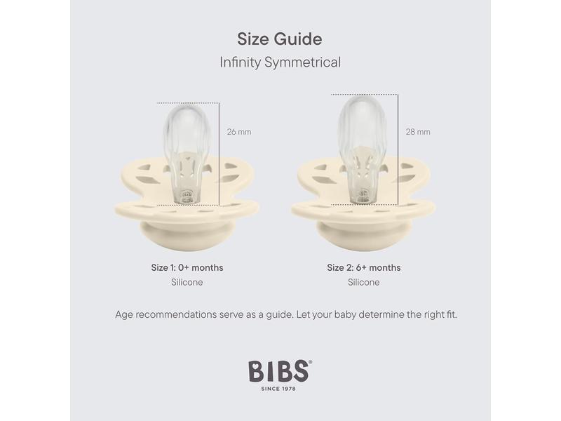 Chupete silicona  BIBS 2 udad , sin BPA