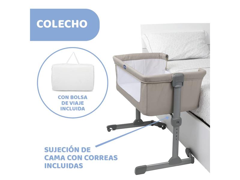 Cuna bebé Chicco Next2Me Essential Dune