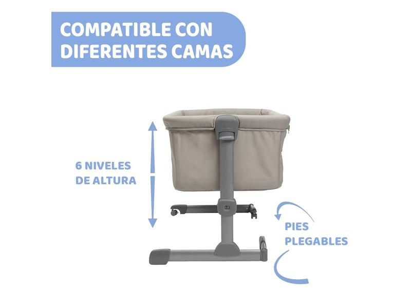 Cuna bebé Chicco Next2Me Essential Dune