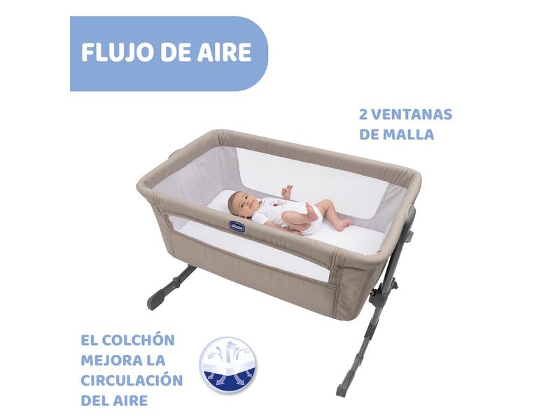 Cuna bebé Chicco Next2Me Essential Dune