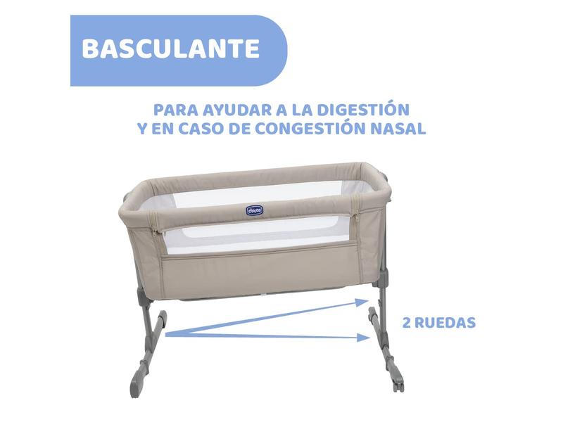 Cuna bebé Chicco Next2Me Essential Dune