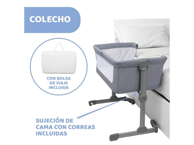 Cuna colecho Chicco Next2Me Essential Stone