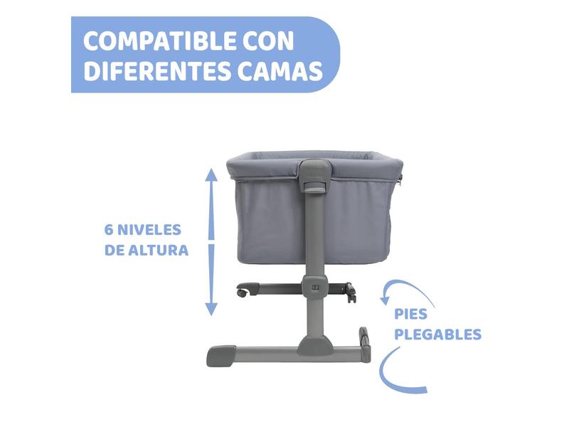 Cuna colecho Chicco Next2Me Essential Stone