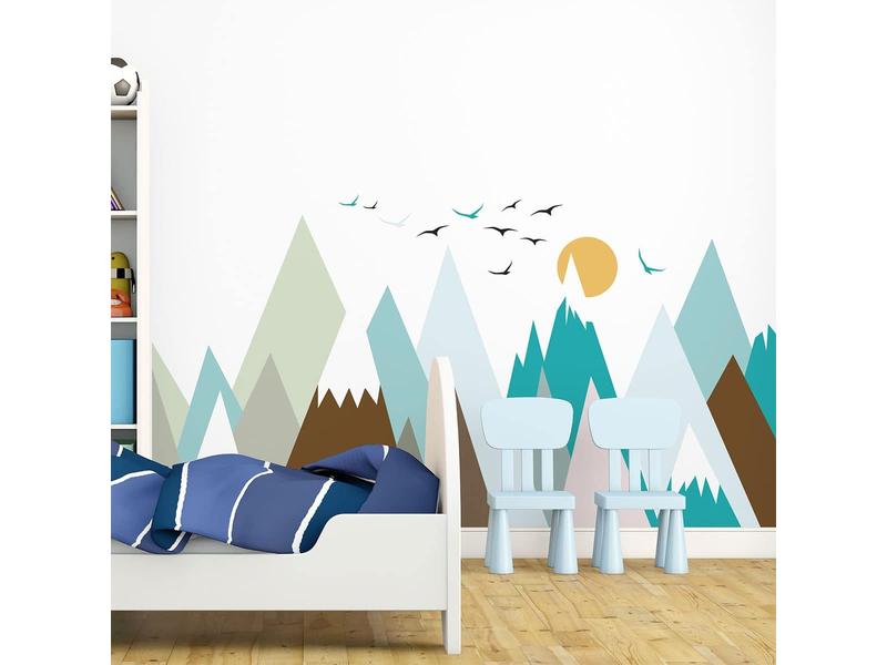Vinilo Decorativo Infantil OYENKA Montañas