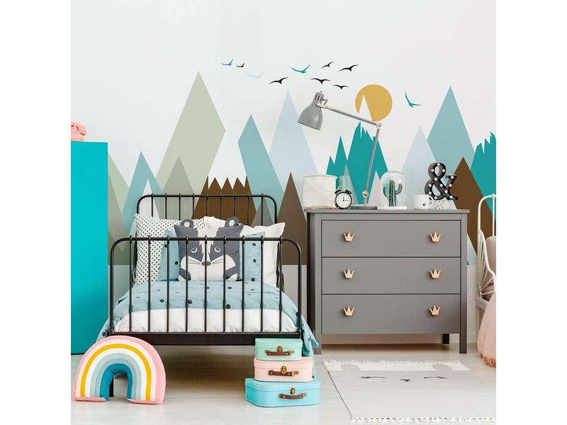 Vinilo Decorativo Infantil OYENKA Montañas