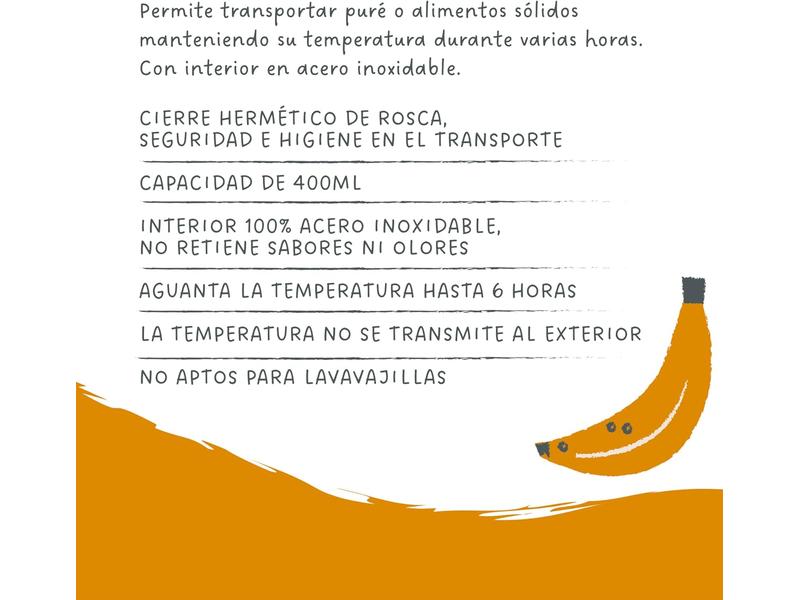 Termo Papillero  de Acero Suavinex
