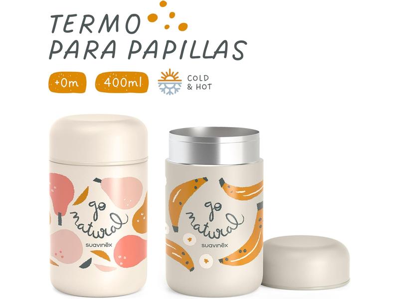 Termo Papillero  de Acero Suavinex