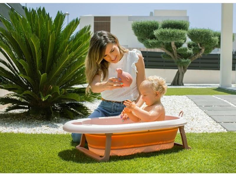 Bañera Bebe Plegable Interbaby 80x47x21 cm