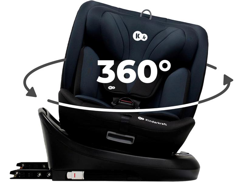 Silla de coche Kinderkraft I-GROW negra I-SIZE 40-150 cm