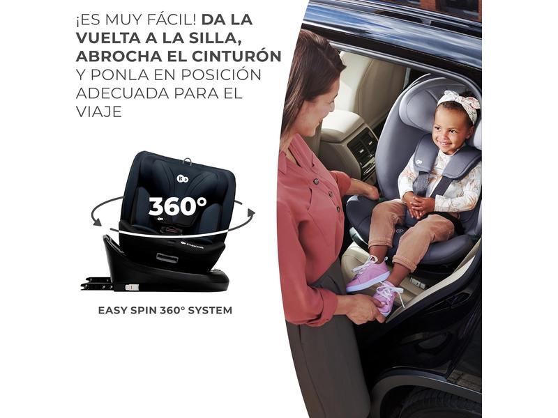 Silla de coche Kinderkraft I-GROW negra I-SIZE 40-150 cm