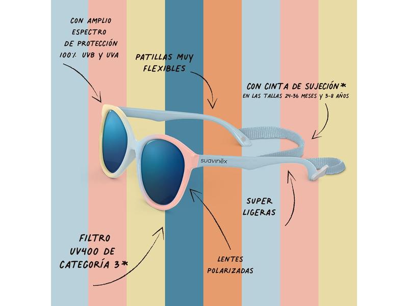 Suavinex Gafas de Sol para Niños de 2 a 3 Años, Polarizadas,