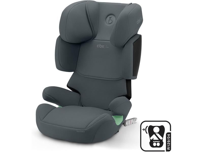 CYBEX Silver Silla de coche infantil Solution X i-Fix, Para coches con y sin ISOFIX, De 3 a 12 años aprox. (100 - 150 cm), De 15 a 50 kg aprox., Gris oscuro (Cobblestone Grey)