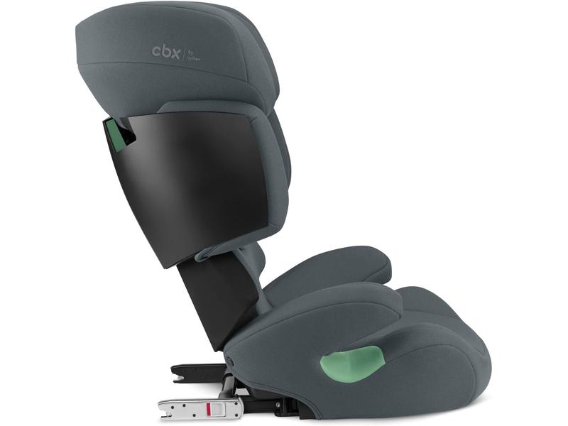 CYBEX Silver Silla de coche infantil Solution X i-Fix, Para coches con y sin ISOFIX, De 3 a 12 años aprox. (100 - 150 cm), De 15 a 50 kg aprox., Gris oscuro (Cobblestone Grey)