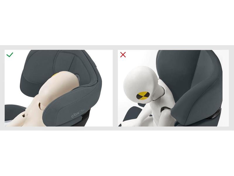 CYBEX Silver Silla de coche infantil Solution X i-Fix, Para coches con y sin ISOFIX, De 3 a 12 años aprox. (100 - 150 cm), De 15 a 50 kg aprox., Gris oscuro (Cobblestone Grey)