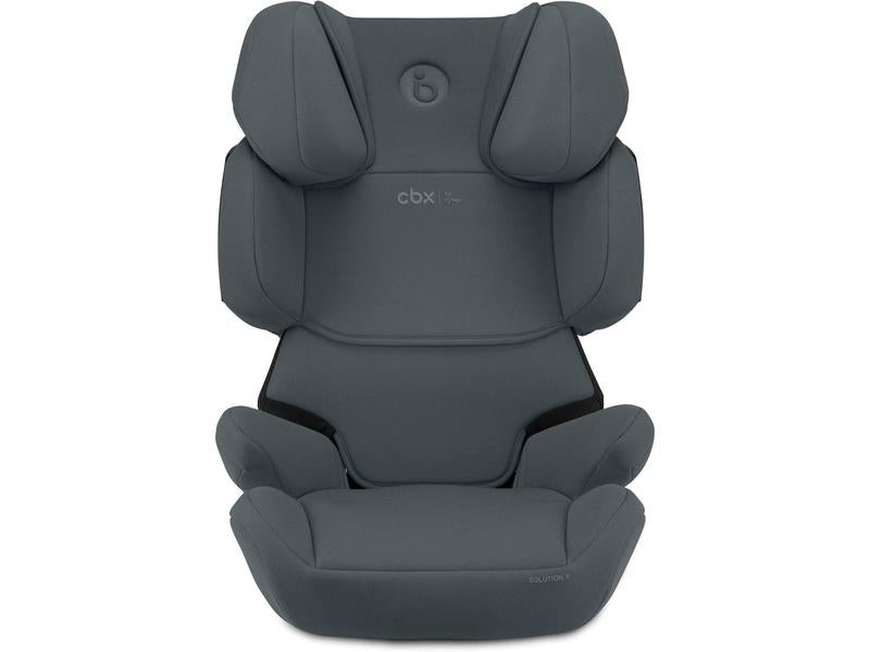 CYBEX Silver Silla de coche infantil Solution X i-Fix, Para coches con y sin ISOFIX, De 3 a 12 años aprox. (100 - 150 cm), De 15 a 50 kg aprox., Gris oscuro (Cobblestone Grey)