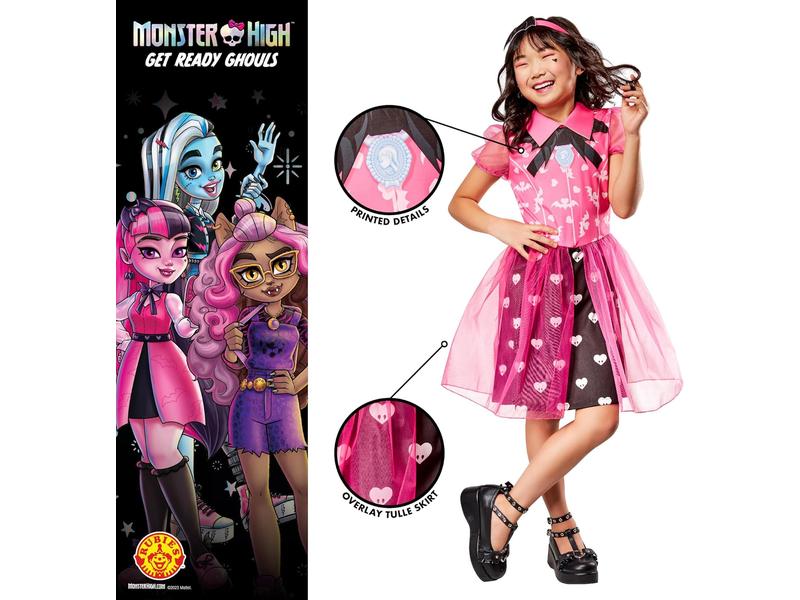 Disfraz Draculaura niña Rubies Monster High t. 7-8años