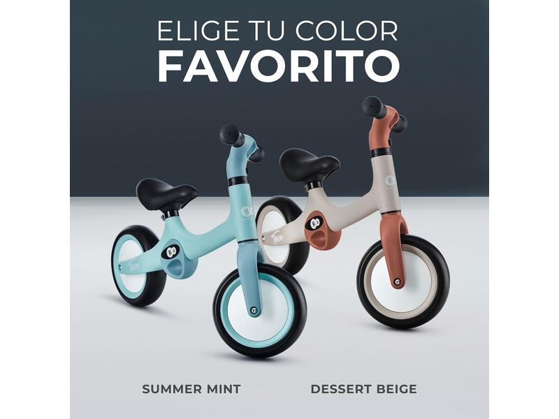 Kinderkraft TOVE Bicicleta sin Pedales, Bicicleta Niño 18 Meses, Bicicleta 2 Ruedas, Bicicleta de Equilibrio, Sillín Ajustable, 25 kg, Menta