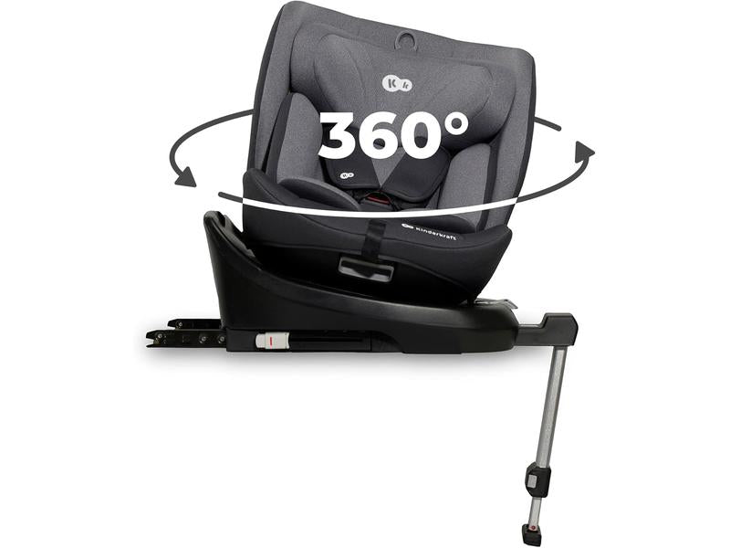 Silla de coche Kinderkraft I-360 G/ 0 1 2 3, Gris