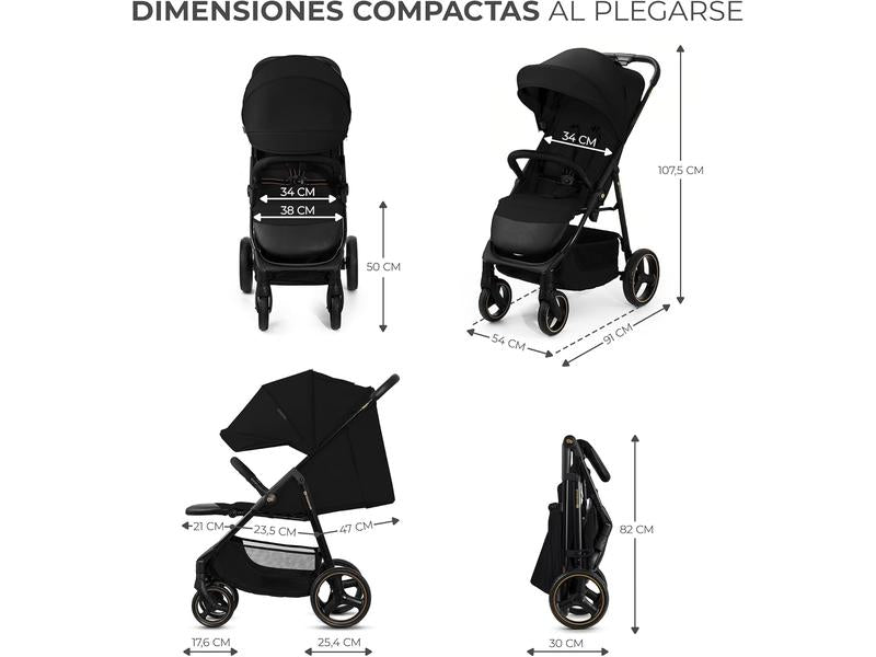 Silla de Paseo Kinderkraft TRIG 3 negra