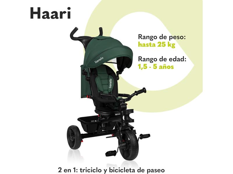Triciclo carrito bicicleta 2 en 1 Lionelo Haari