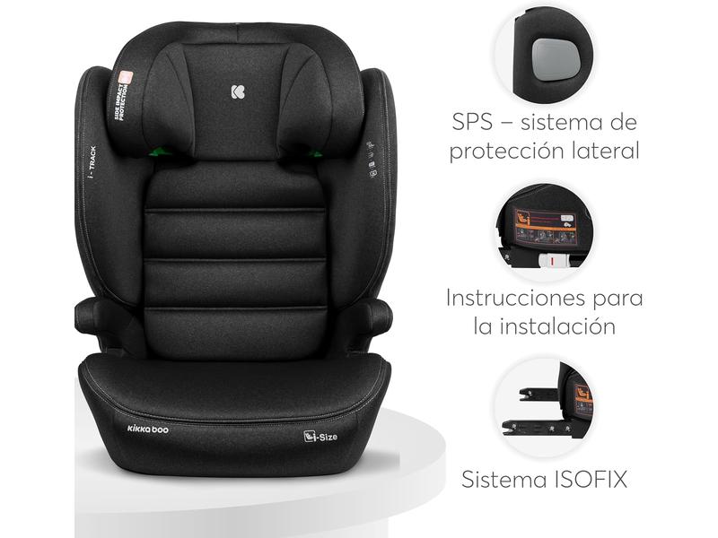Silla de Coche 2/3 KikkaBoo i-Size i-Track