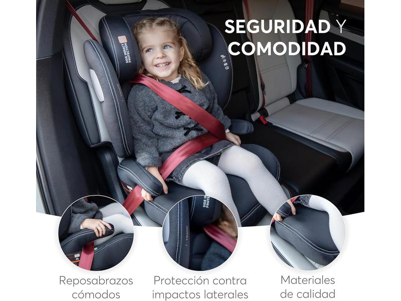 Silla de Coche 2/3 KikkaBoo i-Size i-Track