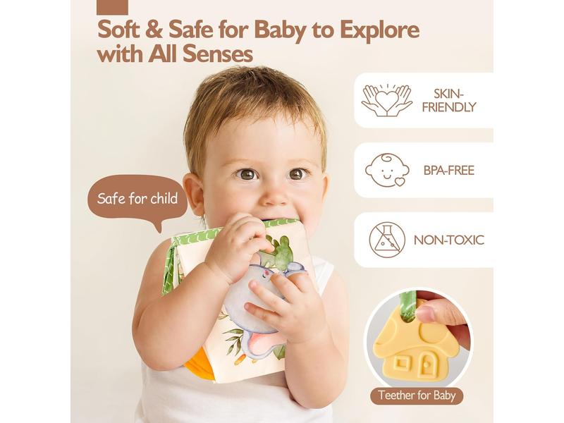 Libro Bebe Juguetes Bebes 0 3 6 M hahaland