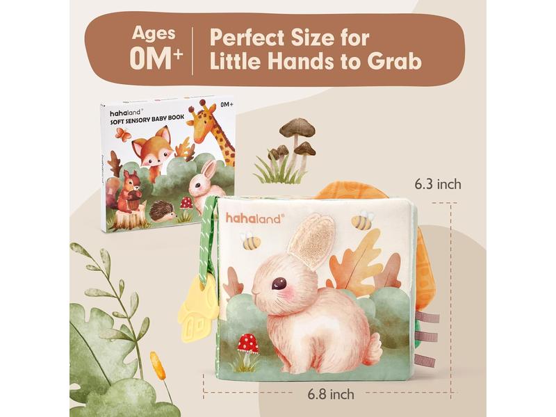 Libro Bebe Juguetes Bebes 0 3 6 M hahaland
