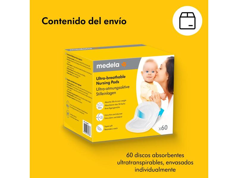 Medela Discos Absorbentes Paquete de 60