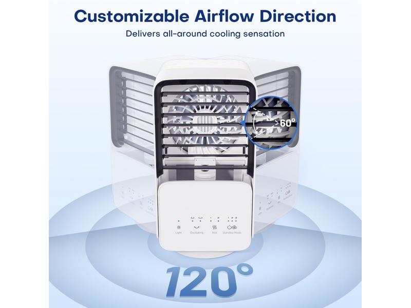 Aire Acondicionado Portatil, 4 en 1 OMISOON
