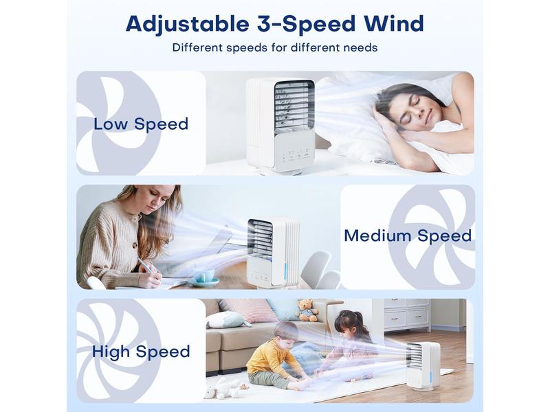 Aire Acondicionado Portatil, 4 en 1 OMISOON