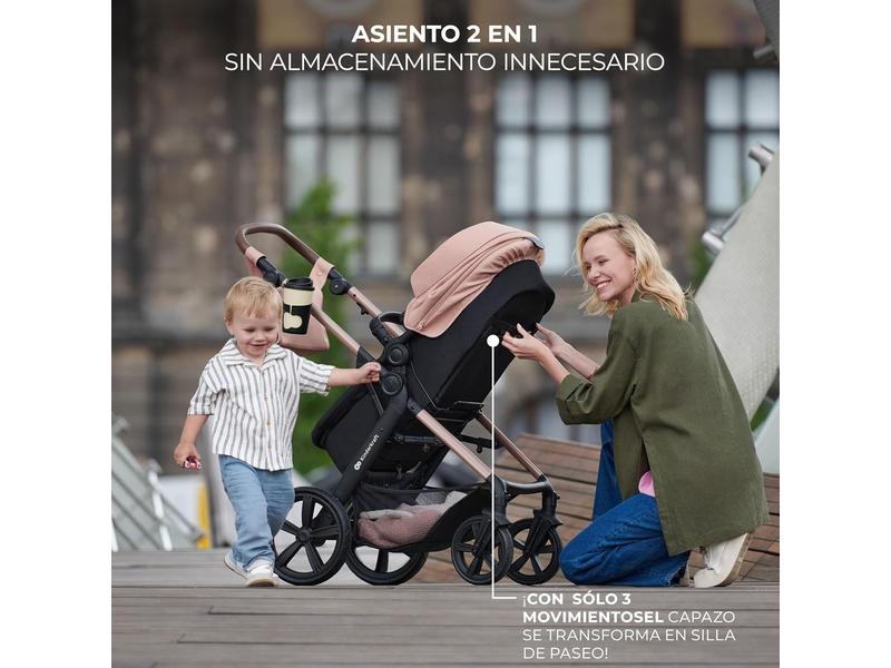 Carrito bebé 3 en 1 Kinderkraft MOOV2