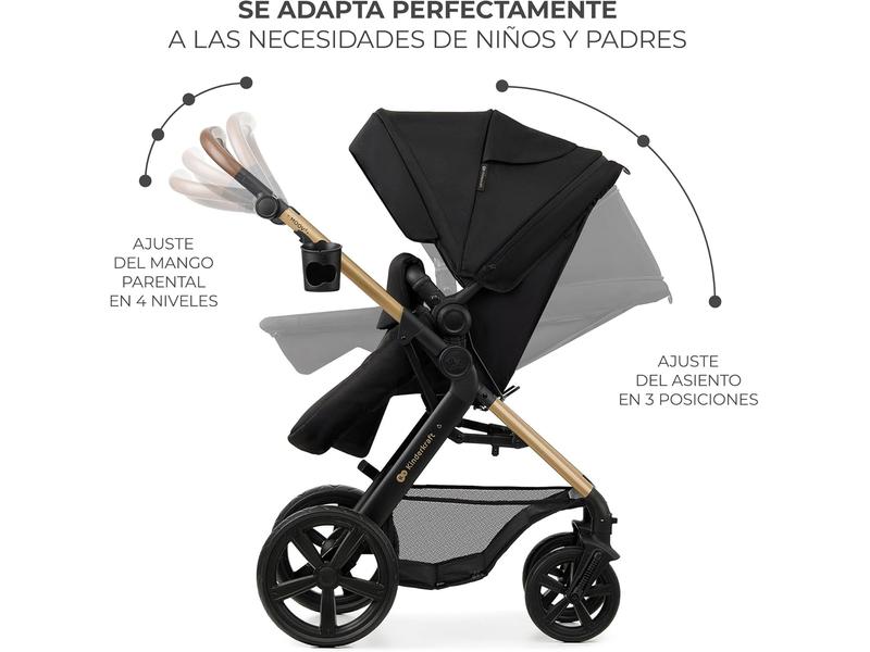 Carrito bebé 3 en 1 Kinderkraft MOOV2
