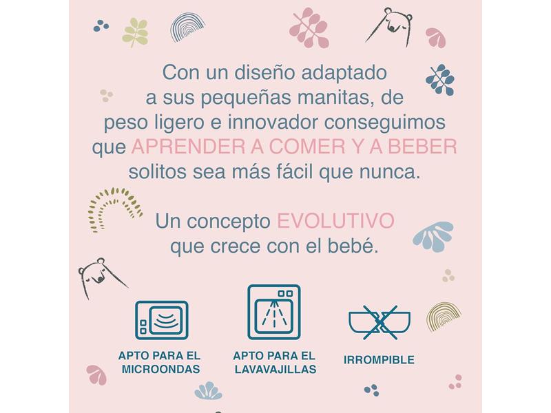 SUAVINEX, Vaso Aprendizaje Bebé con Boquilla de Silicona