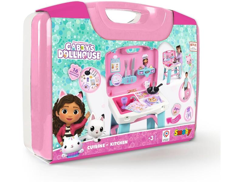 Gabby Casa Muñecas Cocina Portátil Smoby 3+