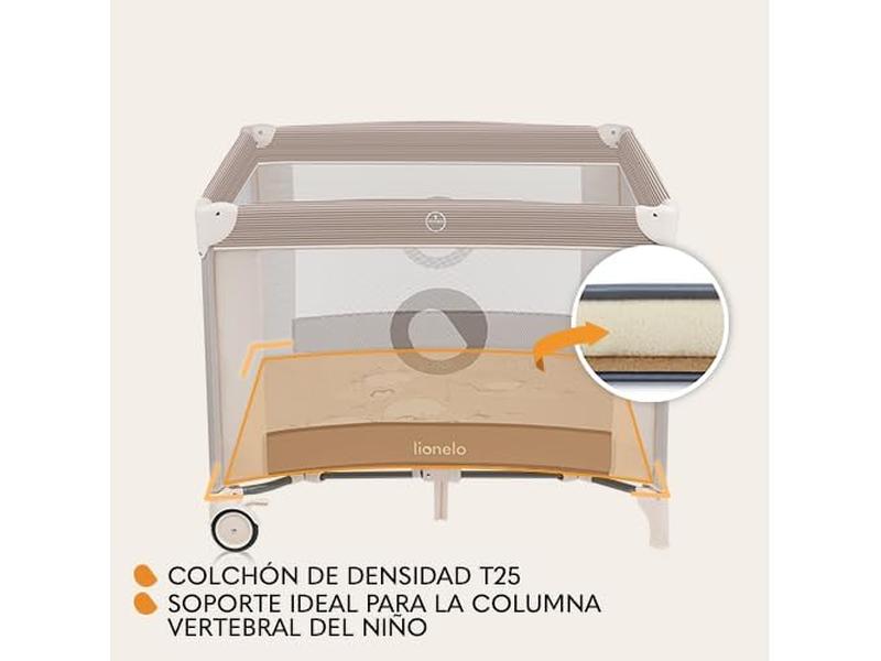 Parque Infantil Bebe hasta 15 kg LIONELO BONNIE