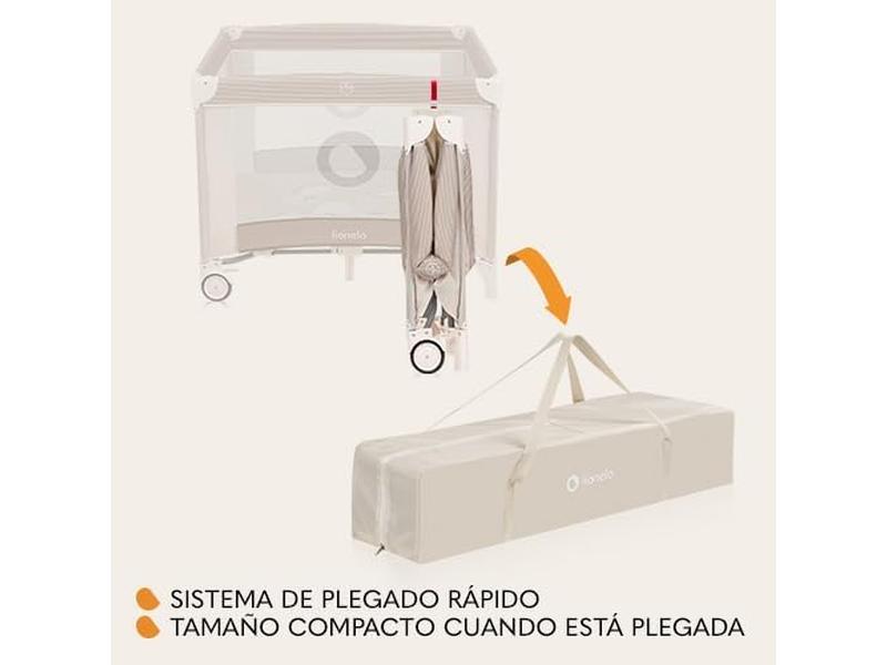 Parque Infantil Bebe hasta 15 kg LIONELO BONNIE