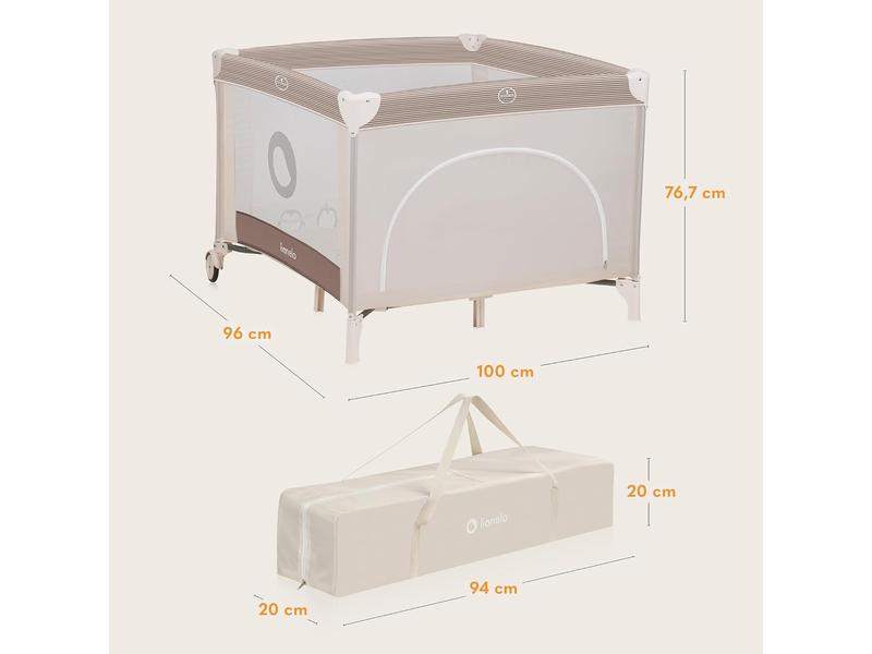 Parque Infantil Bebe hasta 15 kg LIONELO BONNIE