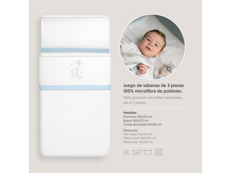 Juego Sabanas Cuna Sabana Coralina Interbaby