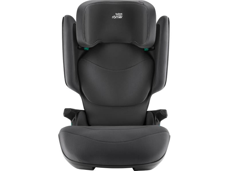 BRITAX RÖMER Silla de coche infantil KIDFIX PRO M, para niños de 100-150 cm (i-Size) con y sin ISOFIX, 3,5-12 años, Midnight Grey | Classic
