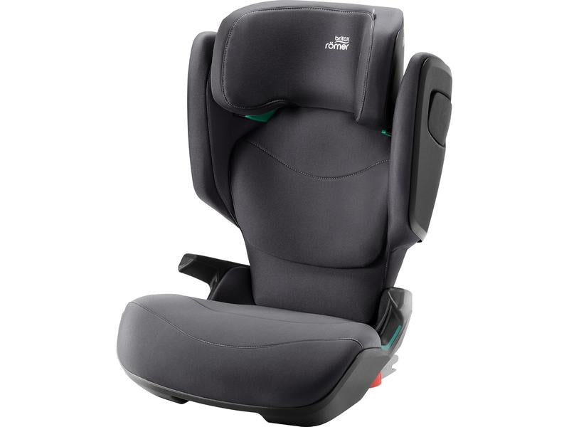 BRITAX RÖMER Silla de coche infantil KIDFIX PRO M, para niños de 100-150 cm (i-Size) con y sin ISOFIX, 3,5-12 años, Midnight Grey | Classic