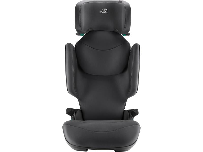 BRITAX RÖMER Silla de coche infantil KIDFIX PRO M, para niños de 100-150 cm (i-Size) con y sin ISOFIX, 3,5-12 años, Midnight Grey | Classic