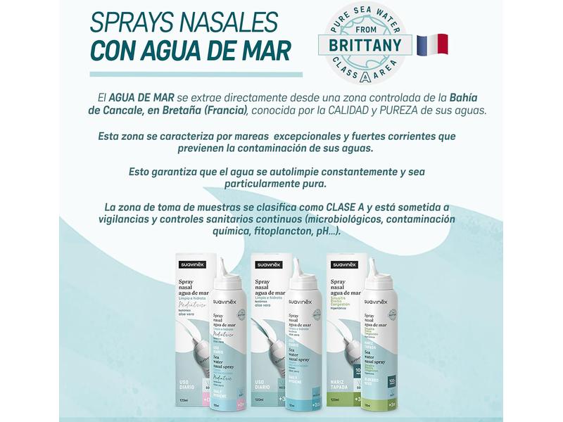 Spray Nasal para Bebés con Agua de Mar Suavinex