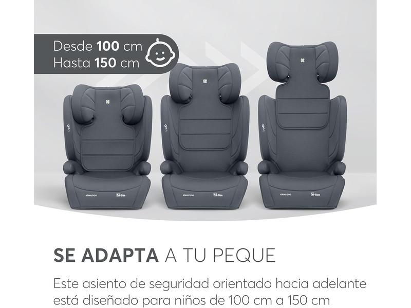 Silla Coche  KikkaBoo i-Aid gris